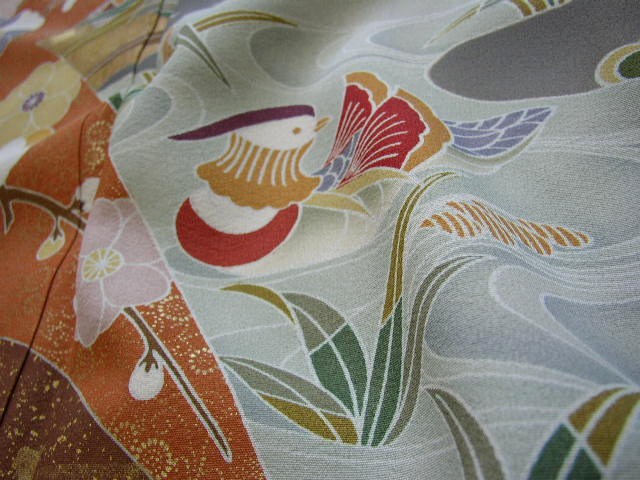 黒留袖レンタル2　（京友禅道長雲取りに御所車）7